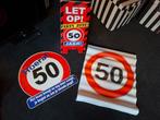 50 jaar versiering........  poster/staand bord/deurbord, Ophalen, Versiering, Verjaardag