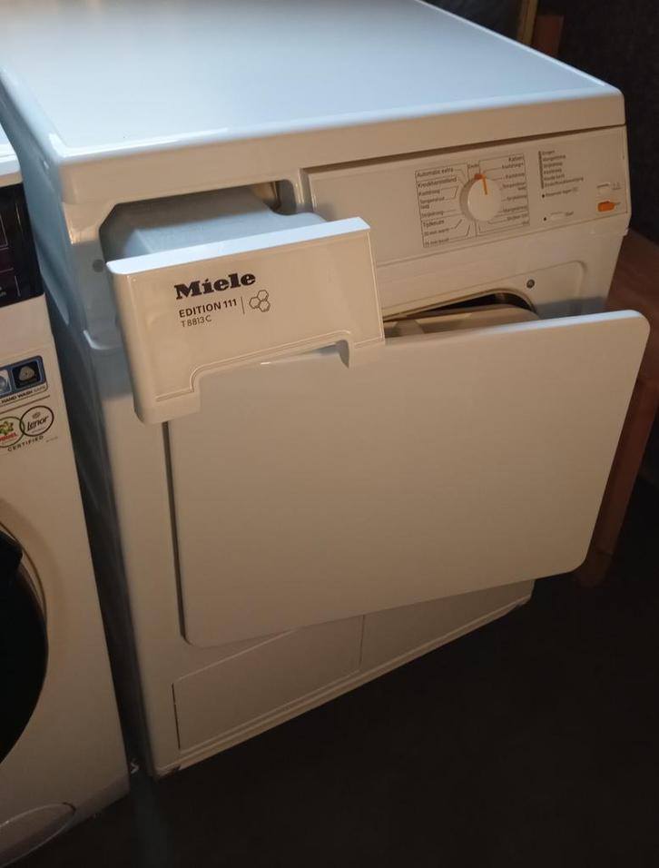 Miele T8813 C Edition 111 Condensdroger werkt prima, Witgoed en Apparatuur, Wasdrogers, Gebruikt, Condens, Voorlader, 6 tot 8 kg