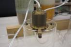 Moderne hanglamp Vancouver Light & Living brons & glas, Ophalen of Verzenden, Zo goed als nieuw, Glas