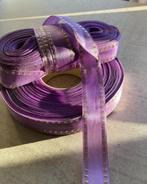 LINT PAARS MET GLITTER RANDEN 25 MM NIEUW, Hobby en Vrije tijd, Naaien en Fournituren, Ophalen of Verzenden, Nieuw, Lint, Band of Elastiek
