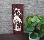Retro wanddecoratie,  reigers, Ophalen of Verzenden