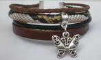 Sieraden maken armband bruin beige 01, Verzenden, Nieuw