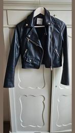 Bershka nep leren jasje, maat XS, Zwart, Zo goed als nieuw, Maat 34 (XS) of kleiner, Bershka