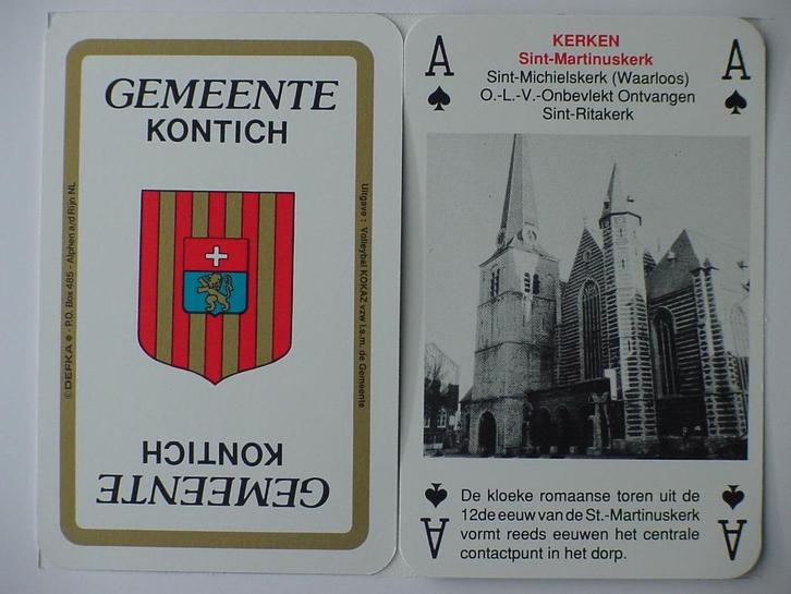 Kaart- en Kwartetspel Kontich, Verzamelen, Speelkaarten, Jokers en Kwartetten, Nieuw, Kwartet(ten), Ophalen of Verzenden