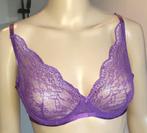 Niet voorgevormde Bh paars kant Hunkemoller 80D, Ophalen of Verzenden, Paars, BH