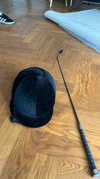 Paardrij cap wedstrijd Horka maat 60 en zweep, Dieren en Toebehoren, Paardrijkleding, Ophalen, Dressuur, Zo goed als nieuw, Dames