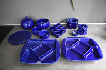 Zenith Blauw vintage antiek servies beschikbaar voor biedingen