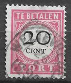 ned indie P18 stempel WELTEVREDEN cw 0.30., Postzegels en Munten, Postzegels | Nederlands-Indië en Nieuw-Guinea, Verzenden, Gestempeld