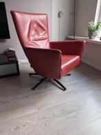 Gerard van den Berg draaifauteuil, oxblood rood, Huis en Inrichting, Ophalen, Gebruikt, 75 tot 100 cm, Modern