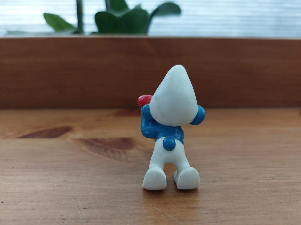 Luiwammes smurf met schep 20043 De Smurfen, Ophalen of Verzenden