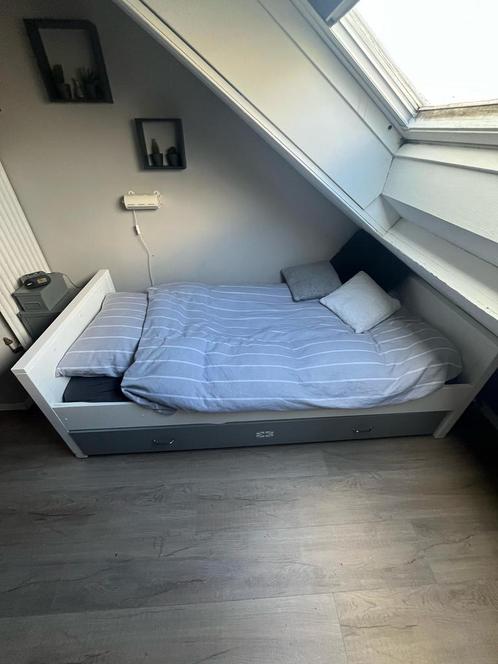 Bopita combiflex basisbed 90x200 incl slaaplade en extra’s, Kinderen en Baby's, Kinderkamer | Bedden, Gebruikt, 180 cm of meer