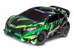 Traxxas Ford Fiesta ST Rally VXL Groen, Elektro, Nieuw, Ophalen of Verzenden, Auto onroad
