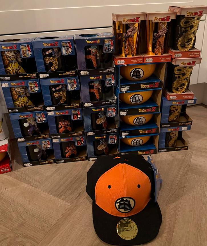 Nieuw! Dragon Ball Z & Super Heat change mugs, Kinderen en Baby's, Speelgoed | Actiefiguren, Zo goed als nieuw, Ophalen of Verzenden