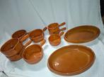 Keramische schaaltjes en schalen set, Gebruikt, Keramiek, Ophalen of Verzenden, Schaal of Schalen