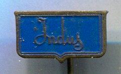 INDUS blauw op koper horloges speldje ( W_117a ), Verzamelen, Speldjes, Pins en Buttons, Nieuw, Speldje of Pin, Merk, Verzenden