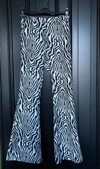 Uitlopende flared broek met zebraprint Shein, Zwart, Ophalen of Verzenden, Zo goed als nieuw, Maat 36 (S)