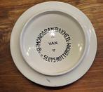 Pannenkoekenbord B. van der Sluys Blauw-witte rozen, Ophalen of Verzenden, Gebruikt