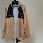 Vintage Adidas Jas - Beige/Blauw, Maat 52/54 (L), Beige, Ophalen of Verzenden, Zo goed als nieuw