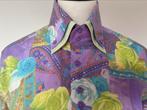 Nieuw! Two Boys lila overhemd met aparte print maat S, Two Boys, Halswijdte 38 (S) of kleiner, Paars, Ophalen of Verzenden