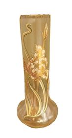 Art nouveau glazen vaas "Legras'", Ophalen of Verzenden