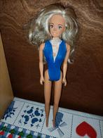 Blonde barbiepop met blauw badpak barbie pop, Kinderen en Baby's, Speelgoed | Poppen, Ophalen of Verzenden, Barbie
