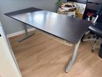 IKEA BEKANT Bureau Zwart 160x80 cm, Ophalen, In hoogte verstelbaar, Gebruikt, Bureau