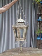 hanglantaarn, Ophalen, Zo goed als nieuw, Bruin, Kandelaar