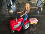 Barbie Boerderij Tractor met Aanhanger, Ophalen of Verzenden, Zo goed als nieuw, Meisje