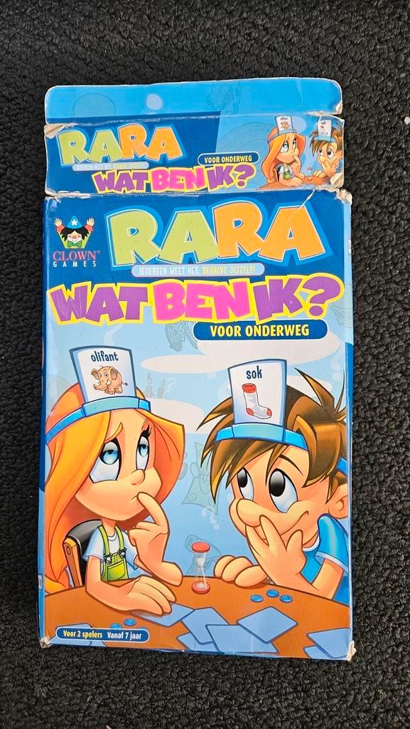 Rara wat ben ik?  Reisspel, Hobby en Vrije tijd, Gezelschapsspellen | Overige, Gebruikt, Ophalen of Verzenden