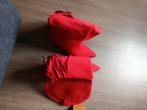 rode laarzen met kleine hak, Ophalen, Hoge laarzen, Nieuw, Rood