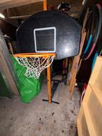 Verstelbare basketbal basket, Ophalen, Gebruikt, Ring, Bord of Paal