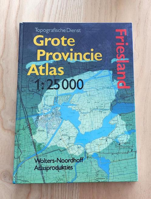 Grote Provinciale Atlas Friesland, getekend Hans Wiegel, Boeken, Atlassen en Landkaarten, Nieuw, Overige atlassen, Nederland, 2000 tot heden