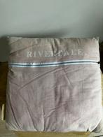 Riverdale roze beige zand kleurig kussen met rits en tekst, Beige, Ophalen of Verzenden, Zo goed als nieuw, Vierkant