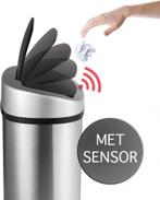 Automatische Handsfree Sensor-Prullenbak keukenafval 60L, Huis en Inrichting, Nieuw, Rvs, 40 liter of meer, 50 tot 75 cm