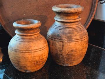 Houten kruikpotten set van riverdale  beschikbaar voor biedingen