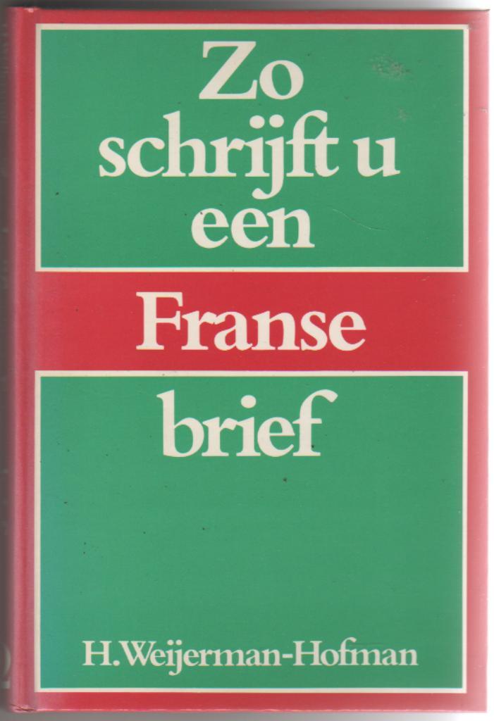 StudieBoeken door H. WEIJERMAN-HOFMAN, Boeken, Studieboeken en Cursussen, Zo goed als nieuw, Beta, Ophalen of Verzenden