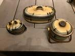 Koektrommel met potjes, Ophalen of Verzenden, Gebruikt, Overige materialen, Pot, Bus of Blik