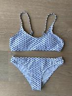 bikini 140 wit met zwarte stippen, Ophalen of Verzenden, Maat 140, Bikiniset