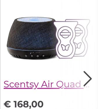 Scentsy air quad zwart  beschikbaar voor biedingen
