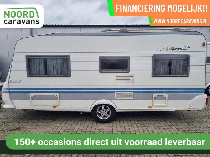 HOBBY EXCELLENT EASY 495 UFE VOORTENT + FRANSBED + RONDZIT, Caravans en Kamperen, Caravans, Bedrijf, tot en met 4, 1000 - 1250 kg