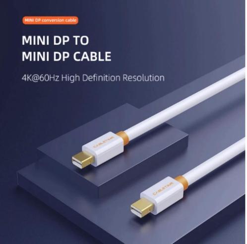 Mini Displayport naar mini Displayport 4K voor MacBook, Computers en Software, Pc- en Netwerkkabels, Nieuw, Ophalen of Verzenden