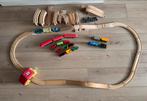 Houten treinbaan, Kinderen en Baby's, Speelgoed | Houten speelgoed, Ophalen, Gebruikt