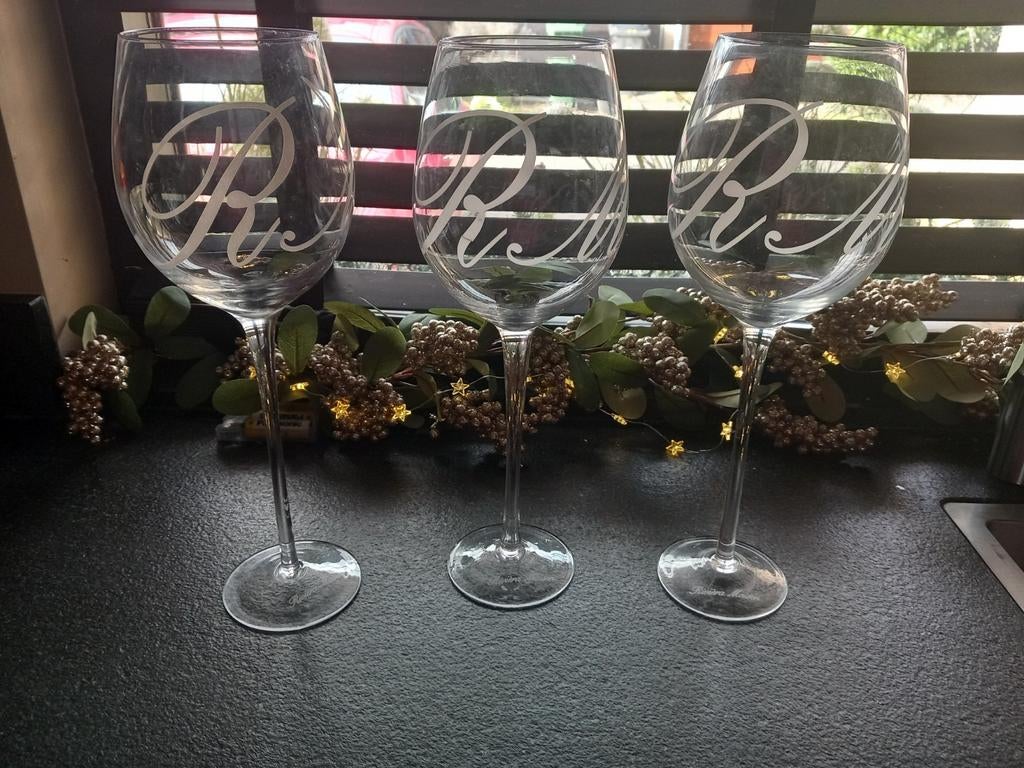 Riviera Maison Wijnglazen Set, Verzamelen, Glas en Borrelglaasjes, Ophalen, Zo goed als nieuw