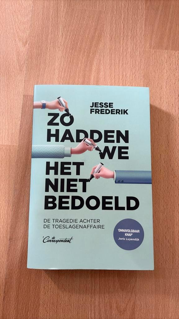 Jesse Frederik - Zo hadden we het niet bedoeld, Boeken, Overige Boeken, Zo goed als nieuw, Ophalen of Verzenden