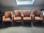 Eetkamerstoelen, Ophalen, Gebruikt, Bruin, Vier