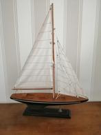 Decoratie schip, houten zeilscheepje, groot model, Hobby en Vrije tijd, Modelbouw | Boten en Schepen, Ophalen of Verzenden, Nieuw