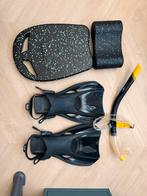 Borstcrawl set - snorkel, zoomers 44-48, kickboard, pullbuoy, Ophalen of Verzenden, Zwart, Aquafeel