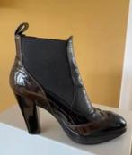 sale.......Hogan bruine lakleer enkellaarzen leer mt 37 CHCS, Bruin, Lage of Enkellaarzen, Ophalen of Verzenden, Hogan