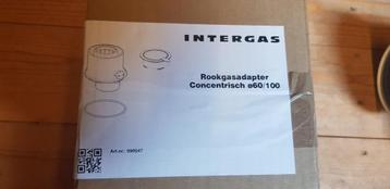 INTERGAS rookgas adapter nieuw in doos en overig materiaal beschikbaar voor biedingen