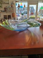Glazen schaal design fruitschaal, Gebruikt, Geen, Rond, Ophalen of Verzenden